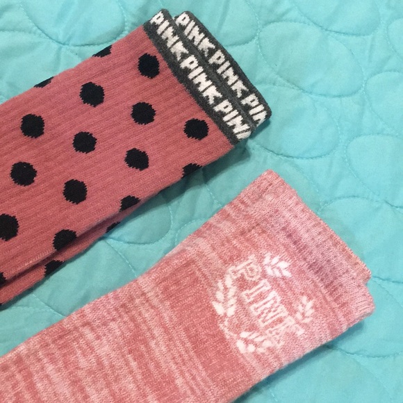 Victoria Secret Pink Socks - Picture 2 of 2